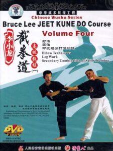 Bruce Lee Jeet Kune Do Curso Vol. 4 por Wei Feng DVD (Técnicas de cotovelo, Perna de Trabalho, Combinação Secundária de Treinamento de Habilidades)